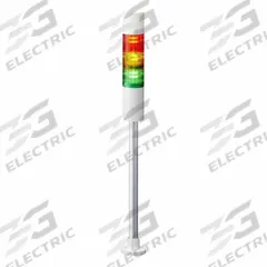 PATLITE Tower Light Assembly: 3 Tier, Sounder Tier Included, IP65, Amber/Green/Red, Direct Wire (MPN LR5-301PJBW-RYG). Key specifications — Manufacturer Part Number: LR5-301PJBW-RYG; Brand: PATLITE; Operating Voltage: 12V DC; Light Tier Color: Red.