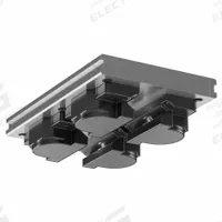 HEPCOMOTION GV3 Carriage: For 44 mm Rail Wd, Roller, GV3 Std Carriage, 35.8 mm Carriage Ht, Aluminum (MPN AU4434L180CSNS). Key specifications — Carriage Material: Aluminum; Roller Material: Stainless Steel; Size: 44; Brand: HEPCOMOTION; Features: Cap Seal Lubrication; Type: GV3 Standard Carriage.