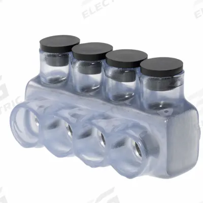 POLARIS Multitap Connector: 4 Port, Single-Sided Entry, 4 AWG – 500 kcmil Wire Size - Dry-Location Single-Sided Entry Multitap Connectors