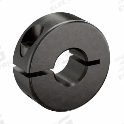 RULAND MANUFACTURING Shaft Collar: 1-Piece, Metric, Round, Clamp-On, 9 mm Bore Dia - Steel Shaft Collars