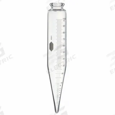 KIMBLE Centrifuge Tube: 100 mL, Centrifuge Tube, 37 mm Body Dia, 203 mm Overall Ht - Glass Centrifuge Tubes