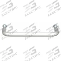 MONROE PMP Pull Handle: Threaded Holes, Aluminum, Silver, M4 Screw Size, 0.31 in, 1.3 in Projection (MPN PH-0120). Key specifications — Brand: MONROE PMP; Projection Type: Non-Recessed; Material: Aluminum; Finish: Dull Anodized; Color: Silver; Folding Type: Fixed; Mounting Type: Threaded Holes; Screw Size: M4.