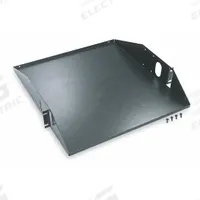 HUBBELL PREMISE WIRING Rack Shelve: 2 u, Center-Weighted Shelf, 19 in Overall Dp, 17 in Overall Wd (MPN MCCCWS19). Key specifications — Brand: HUBBELL PREMISE WIRING; Color: Black; Material: Steel; _Shelf Style: Center-Weighted.