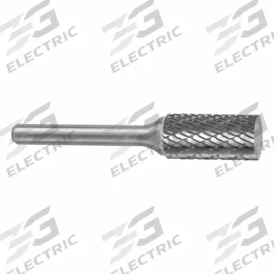 SGS PRO Carbide Bur: Cylinder, SA-2, Double Cut, 5/16" x 3/4" Head - Double-Cut Cylinder Burs