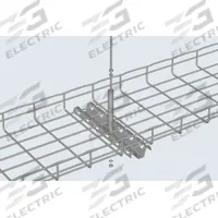 CABLOFIL Center Hanger: 16 in Wd, Steel, Galvanized (MPN FASPCH400PG). Key specifications — Material: Steel; Manufacturer Part Number: FASPCH400PG; Brand: CABLOFIL; Finish: Galvanized; For Use With: Trays.