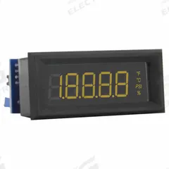 DWYER Digital Panel Meter: 19,999 Display Span - Max, 15 V DC – 24 V DC, 0.45 in Digit Ht - Max., 4 (MPN DPML-402). Key specifications — Manufacturer Part Number: DPML-402; Accuracy: +/-0.1%; Digital Display Screen Color: Green; Digital Display Screen Type: LCD; NEMA Enclosure Rating: 4; Product Type: LCD Digital Panel Meter; Series: DPML; Terminal Connection Type: Screw Clamp.