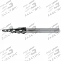 CLE-LINE Carbide Bur: Ball-Nosed Cone, SL-1, Aluminum Cut, 1/4" x 5/8" Head, 1/4" Shank (MPN C10061). Key specifications — Trade Number: SL-1; Brand: CLE-LINE.