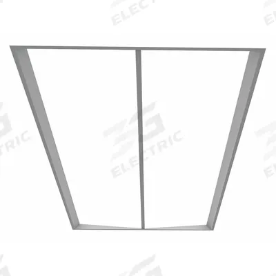 COLUMBIA LIGHTING Recessed Troffer: 4 ft Lg, 2 ft Wd, 4,812 lm, 3500K, 37 W - 2 ft. x 4 ft. LED Flat Panels & Troffers