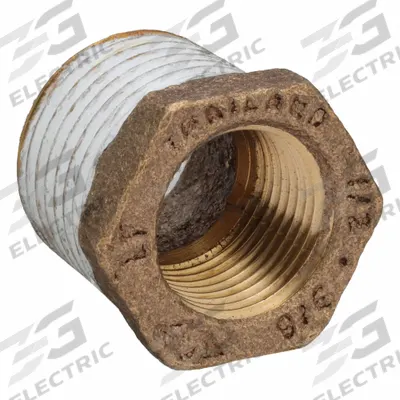 APPROVED VENDOR Metal Pipe Straight: Straight, 1/2 in x 3/8 in, Class 125, None Brass, PTFE - Threaded Low-Pressure Pipe Fittings for Potable Water with Thread Sealant