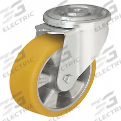 APPROVED VENDOR Bolt-Hole Caster: Swivel, No Brake, Polyurethane, 3 1/16 in Wheel Dia., Aluminum (MPN LKR-ALTH 80K). Key specifications — attr1111490: APPROVED VENDOR; attr1176865: Swivel.