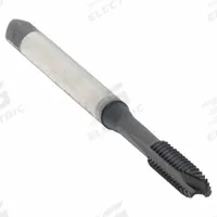 CLEVELAND Spiral Point Tap: #6-32 UNC, 2B, 3 Flute, Plug Chamfer, Hardlube Coated Cobalt (MPN C96006)