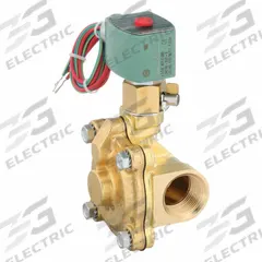 REDHAT Solenoid Valve: 2-Way, Normally Closed, 1 in Pipe Size, 110V AC/120V AC, Watertight, NBR Seal (MPN 8210G004MO). Key specifications — Pipe Size: 1 in; Voltage: 110V AC; Brand: REDHAT; Coil Enclosure: Watertight.