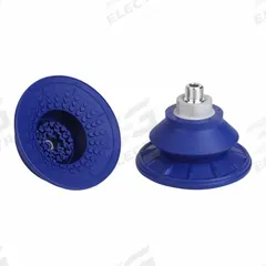 SCHMALZ Vacuum Pad Assembly: Bellows, 1.5 Folds, G1/4 in, 89 mm Pad Dia, NBR, Blue, 60 A, SAB (MPN 10.01.06.00806). Key specifications — attr1019101: 10.01.06.00806; attr1019103: SCHMALZ; attr1019107: 60 A.