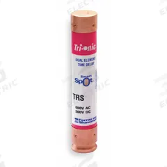 MERSEN Fuse: Class RK5, TRS-RID Series, Time-Delay, 60 A, 600 V AC, 300 V DC, Indicating (MPN TRS60RID). Key specifications — Series: TRS-RID.