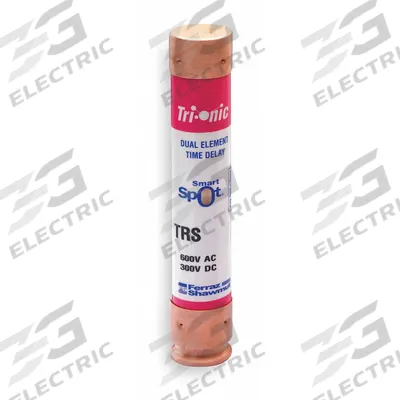MERSEN Fuse: Class RK5, TRS-RID Series, Time-Delay, 60 A, 600 V AC, 300 V DC - Time-Delay Cylindrical Fuses