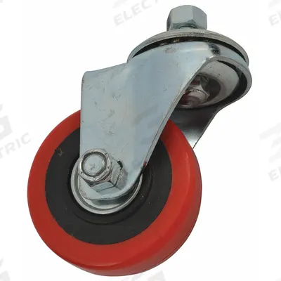 Dayton Swivel Caster: 5 1/8 in Overall Ht, 5 1/8 in H x 2 5/8 in W, 3 7/8 in Overall Lg - Hand Truck Wheels, Bearings, Brakes & Axles