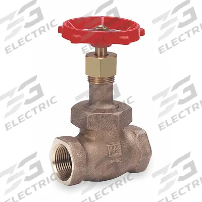MILWAUKEE VALVE Globe Valve: For Gas/Oil/Steam/Water Media, Bronze, Z-Body, 2 in Pipe Size - Bronze Straight-Body General-Service Globe Valves