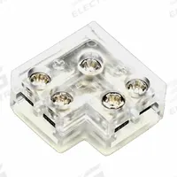 Connector: 90° Tape to Tape, 14 AWG, 18 AWG, 24 V Volt (MPN ESTC-90). Key specifications — Minimum Wire Gauge: 18 AWG; Brand: GM LIGHTING; Product Type: Tape Light Connector; Connection Type: 90° Tape to Tape; Maximum Wire Gauge: 14 AWG.