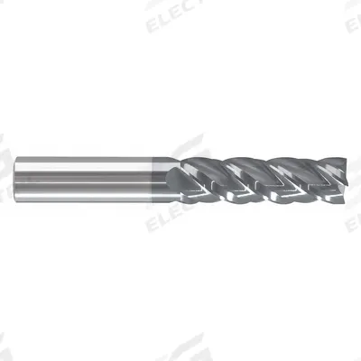 APPROVED VENDOR Square End Mill: Carbide, AlTiCrN Coated, 4 Flute, 3/4" Mill Dia, 4" LOC - Fast-Cutting Carbide Square End Mills for Steel & Cast Iron