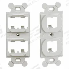 PANDUIT 106 Module Frame: Duplex/Mini Com, Off White, 4 Ports, CF1064IWY. Key specifications — Color: Off White; Brand: PANDUIT.