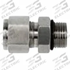 BRENNAN INDUSTRIES Compression Fitting Straight: 1/4 in OD x 1/4 in Pipe Fitting Size (MPN NS6400-04-04-O-SS). Key specifications — Series: NS6400; Compatible Fitting Brands: Parker CPI; Brand: BRENNAN INDUSTRIES.