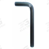 WESTWARD Hex Key: 0 Ball Ends, 12 mm Tip Size, Metric, Short, Alloy Steel, Black Oxide, L, 2 Tips (MPN 54TU73). Key specifications — attr1205521: WESTWARD; attr1205526: Black Oxide.