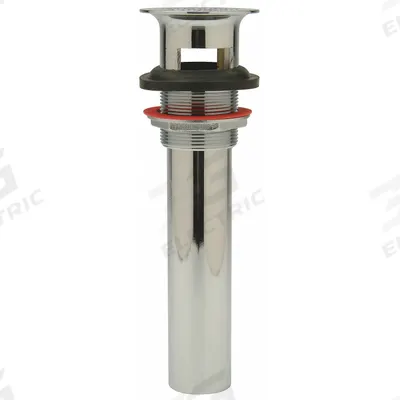 ZURN Sink Drain: Brass, Chrome, 2 1/4 in Overall Dia, Slip, 1 1/2 in Pipe Dia - Sink Drains with Flat Strainer
