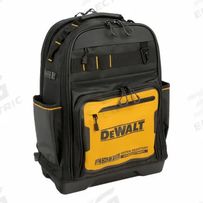 DEWALT Tool Backpack: 13 3/4 in W 7 3/4 in D 18 3/4 in H - Polyester Tool Backpacks