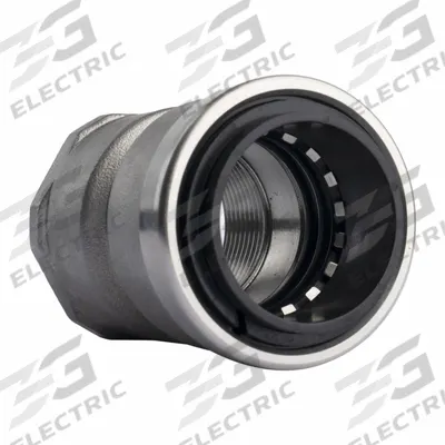 APPROVED VENDOR Adapter: 1 1/4 in OD x 1 1/4 in Pipe Size, Push-to-Connect x FNPT - Stainless Steel Push-to-Connect Tube Fittings