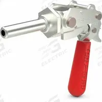 DE-STA-CO Straight Line Clamp: Through-Hole Base Mounting, Std Horizontal Handle, 2.61 in Arm Lg (MPN 624-SS). Key specifications — Plunger Thread: 3/8-16; Recommended Spindle Model No.: 624905; Brand: DE-STA-CO.