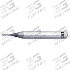 OSG Corner Radius End Mill: Carbide, WXS Coated, 4 Flute, 1.5 mm Mill Dia, 50 mm LOC, 0.2 mm Rad (MPN 3191507)