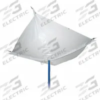 PIG Leak Diverter Tarp: 11 ft Lg, 11 ft Wd, Straps Leak Diverter Mounting, Polyester/PVC, Clear (MPN TLS676-TR). Key specifications — Diverter Material: PVC; Diverter Color: Clear; Leak Diverter Mounting Style: Straps; Brand: PIG.