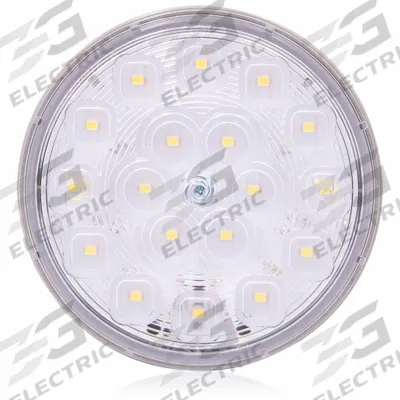 MAXXIMA Back-Up Light: LED, Backup/Reverse Light, Clear, Round, 4 5/16 in Overall Dia - Backup/Reverse Lights