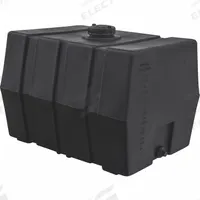 ROMOTECH Reservoir: Single Wall, Vertical, 100 gal, Closed Top, 3/16 in Wall Thick, 38 in x 30 in (MPN 82123925). Key specifications — Construction Material: Polyurethane; Brand: ROMOTECH.