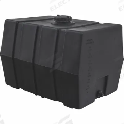 ROMOTECH Reservoir: Single Wall, Vertical, 100 gal, Closed Top, 3/16 in Wall Thick - Square Liquid Storage Tanks