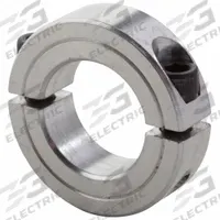 CLIMAX METAL PRODUCTS Shaft Collar: 2-Piece, Inch, Round, Clamp-On, 1 1/8 in Bore Dia, Aluminum (MPN 2C-112-A). Key specifications — attr671628: CLIMAX METAL PRODUCTS.