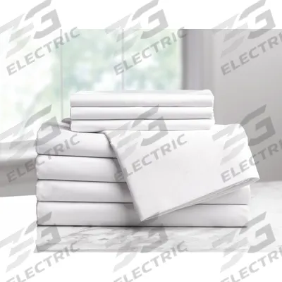 WESTPOINT HOME Flat Sheet: XL King, 114 in Overall Lg, 108 in Overall Wd, T200 - Martex DryFast Sheets