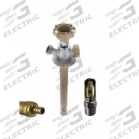 QUARTER BALL Ball Valve Sillcock: Quarter-Turn, Brass, Nickel, Plastic, 1/2 in Inlet Connection Size (MPN QB-112PX5). Key specifications — Brand: QUARTER BALL; Design: No Kink; Body Material: Brass; Handle Material: Plastic; Color/Finish: Nickel; Handle Type: Quarter-Turn; Inlet Connection Type: PEX; Product Type: Sillcock.