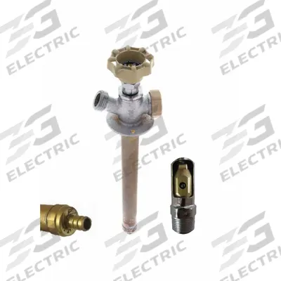 QUARTER BALL Ball Valve Sillcock: Quarter-Turn, Brass, Nickel, Plastic - Sillcocks
