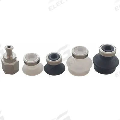 SMC Vacuum Pad Test Kit: 16 mm Pad Dia, 25.4 mm Pad Ht, Bellows/Flat, NBR/Silicone - Vacuum Pad Test Kits