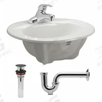 ZURN Bathroom Sink: White, Vitreous China, 20 1/2 in Overall Lg, 17 1/4 in Overall Wd, Lever, Z5110 (MPN Z5114.876.1.07.00.0). Key specifications — Includes: Faucet; Brand: ZURN; Color: White; Sink Material: Vitreous China.
