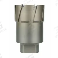 MILWAUKEE Annular Cutter: 2 9/16 in Cutter Dia, 2 in Max Cutting Dp, Pilot Pin Included, Bright (MPN 49-57-2560). Key specifications — attr253884: Yes; attr253885: Bright; attr253886: Carbide; attr253888: Fractional Inch; attr277149: MILWAUKEE.