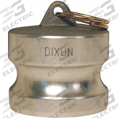 DIXON VALVE & COUPLING Dust Plug: 2 1/2 in Coupling Size, 150 psi Max. Working Pressure @ 70 F - Type DP Aluminum Cam & Groove Dust Plugs