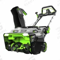 EGO Cordless Walk-Behind Snow Blower: 180° Chute Turning Radius, Cordless, Remote, 45 ft Throw - Max (MPN SNT2120AP). Key specifications — Battery Capacity: 7.5 Ah; Speed Settings: Variable; Brand: EGO.