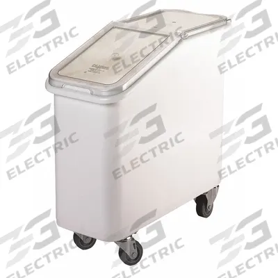 CAMBRO Ingredient Bin: 84 qt Capacity, White, 28 in Overall Ht, 29 1/2 in Overall Lg - Bulk Ingredient Bins