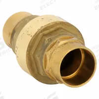 BONOMI Valve: Swing, Inline Valve Body, 1 1/2 in Pipe Size, Sweat x Sweat, Brass, Female, Sweat, Std (MPN 100712LF-1-1/2"). Key specifications — Brand: BONOMI.