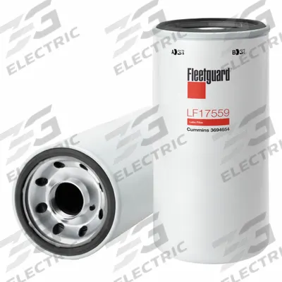 FLEETGUARD Automotive Oil Filter: 15 3/4 in Overall Ht, 10 5/8 in Overall Lg - Spin-On Oil Filters