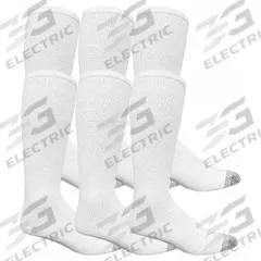 FRUIT OF THE LOOM Socks: Crew, 10 in, Men's, White, Cotton, 13 For Men's Shoe Size - Max, 6 PK (MPN M8005W6US-12). Key specifications — Socks Primary Material: Cotton; Brand: FRUIT OF THE LOOM; Color: White.