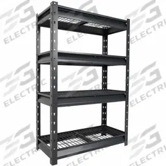 APPROVED VENDOR General Purpose Boltless Metal Shelving: Standalone, Extra Heavy Duty, 36 in x 14 in (MPN ATLAS361454-4D1500). Key specifications — Finish: Powder Coated; Maximum Post Load Capacity: 6000 lb; Decking Material: Steel; Color: Dark Grey; Beam Profile: Standard; Brand: APPROVED VENDOR; Duty Rating: Extra Heavy Duty; Side Panel: Open.