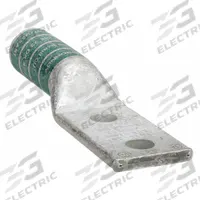 Compression Lug: For 600 kcmil, Stranded Wire, 1/2 in Stud Size, Long, Copper Barrel (MPN YA362N). Key specifications — Inspection Hole: No; For Wire Type: Stranded; For Wire Sizes: 600 kcmil; Brand: BURNDY; Manufacturer Part Number: YA362N.